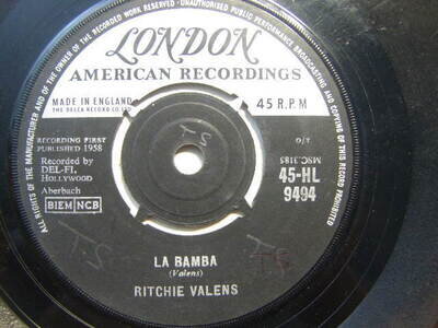 Ritchie Valens – La Bamba 1958 7” London HL 9494