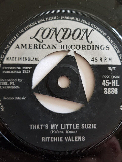 Ritchie Valens,That's My Little Suzie,EX,London,1958,Rock n Roll,Rockabilly