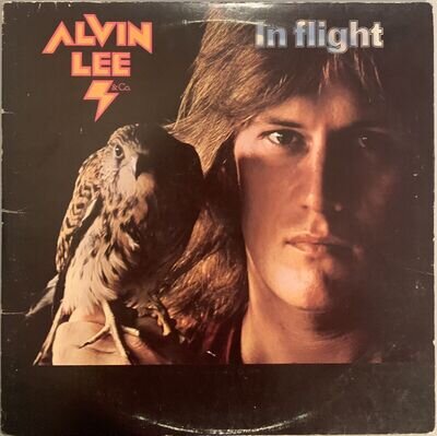 In Flight Alvin Lee & Co. 1974 UK Chrysalis CTY1069 Double Live Album Very Good