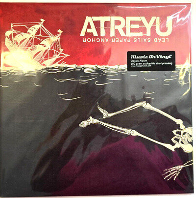 Atreyu – Lead Sails Paper Anchor LP Album album vinyl record remastered 180gram