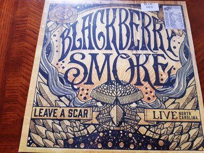 Leave a Scar: Live North Carolina by Blackberry Smoke Blue/Red vinyl.