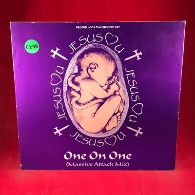 JESUS LOVES YOU One On One 1990 UK 3-track 12" vinyl single Boy George original