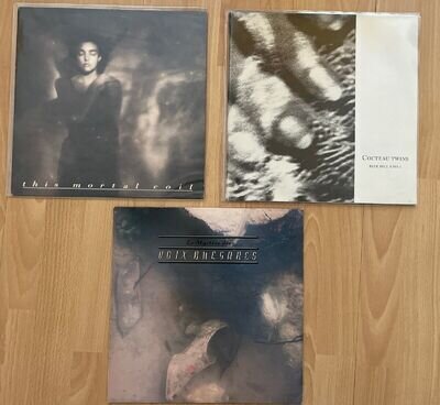 4AD VINYL JOB LOT COCTEAU TWINS - BLUE BELL & THIS MORTAL COIL TEARS 1ST PRESS