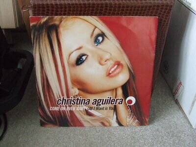 12" MAXI SINGLE CHRISTINA AGUILERA COME ON OVER BABY 2000