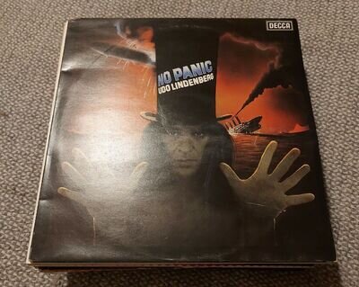 UDO LINDENBERG & THE PANIC ORCHESTRA - NO PANIC LP TXS-R 116 DECCA 1976 VG+!