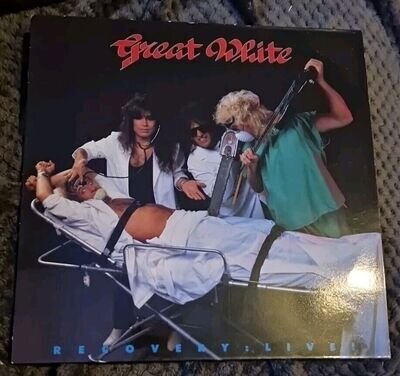 GREAT WHITE ~ Recovery : Live! On Vinyl. In Great Condition.