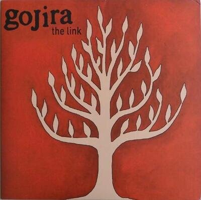 Gojira Link LP vinyl France Listenable 2016 gold vinyl reissue LP with insert