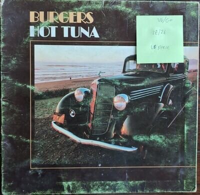 Hot Tuna Burgers Vinyl Record VG/G+ NL89300 1983 1st Press