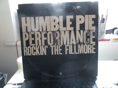 Humble Pie Lp,performance Rockin The Fillmore Vinyl VG/EX