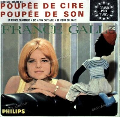 France Gall - Poupee De Cire Poupee De Son 7" (VG/VG) .