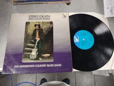 IAN ANDERSON’S COUNTRY BLUES BAND Stereo Death Breakdown Vinyl LP (Rare)