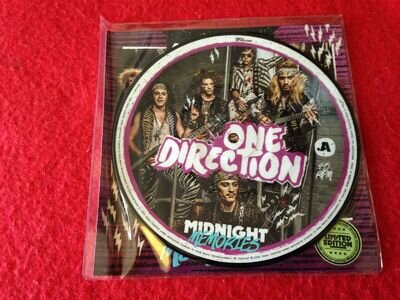 ONE DIRECTION MIDNIGHT MEMORIES 2014 RSD PICTURE DISC 7" RECORD MINT UNPLAYED