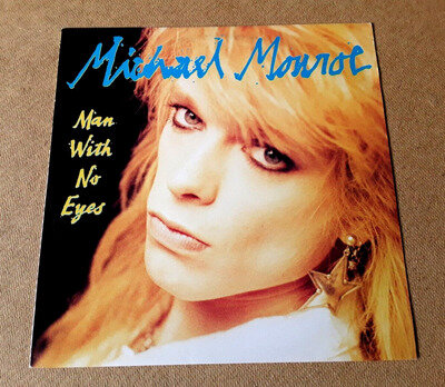 MICHAEL MONROE Man With No Eyes 12" (1990) Rare UK Original 4 Track 12" Great PS