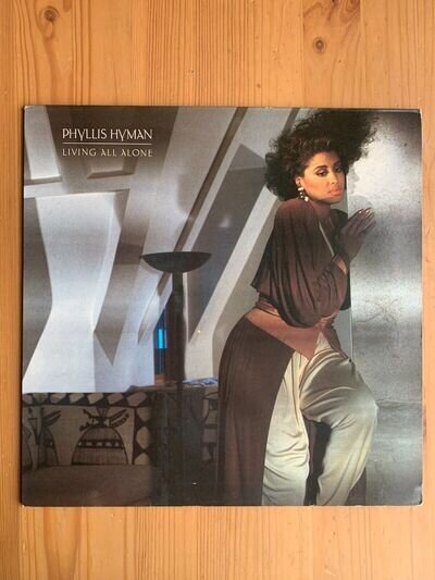 Phyllis Hyman - Living All Alone LP (1986) 80's Soul