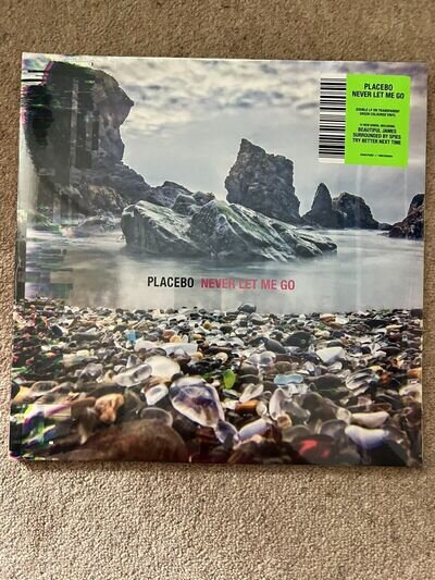 Placebo Never Let Go Limited Edition Transparent Green FNAC Double Vinyl New