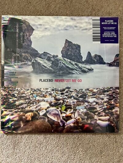 Placebo - Never Let Me Go 2 x 12" LP Amethyst Transparent Vinyl Sealed