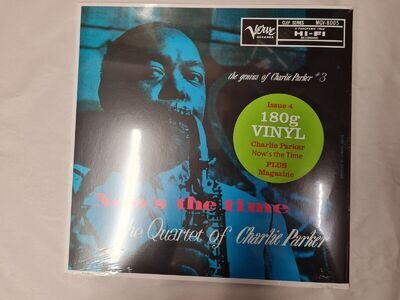 The Quartet Of Charlie Parker – Now's The Time SEALED MINT 180g GRADED VINYL