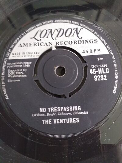 London - The Ventures - 45 rpm 7" Single Vinyl Record - Perfidia