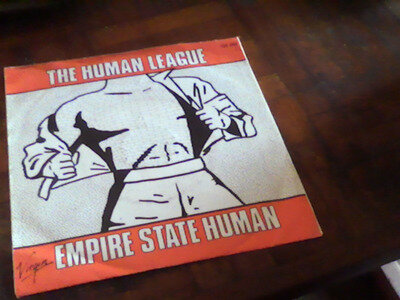 HUMAN LEAGUE Empire State Human RARE ORIG 1979 DUTCH 7" DIFF PIC SLV EX / EX+