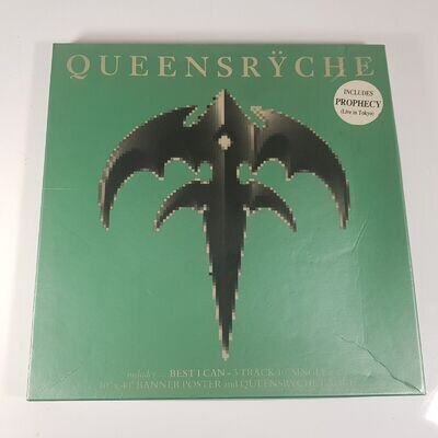 Queensryche - Best I Can - 10" Vinyl Single Boxset Poster & Badge UK 1st Press