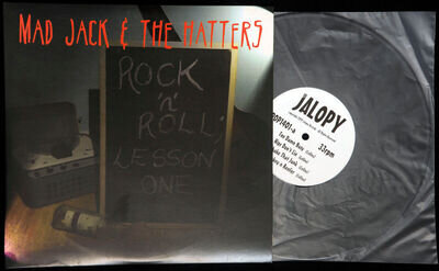 Mad Jack & The Hatters Rock'n'Roll Lesson One 10" LP Rare Signed copy 2014 NM