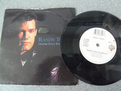 Randy Travis "Deeper Than the Holler" 7" p/s VG/ EX condition vinyl