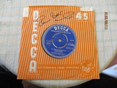 The Pete Best Four I'm Gonna Knock On Your Door 7" Demo Signed Cover !