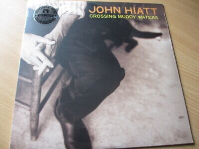 John Hiatt - Crossing Muddy Waters - LIMITED GREEN/ORANGE split vinyl,new sealed