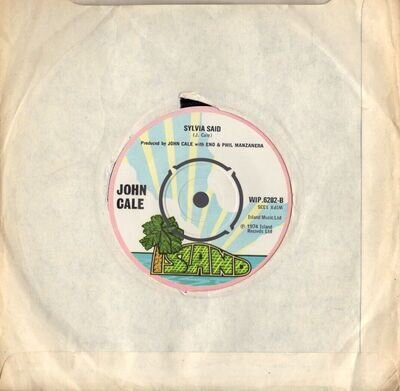 John Cale [EX] ORIGINAL ISLAND 7" VINYL The Man Who Couldn't Afford...