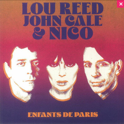 LOU REED JOHN CALE NICO Enfants De Paris Live Bataclan Paris 1972 Coloured vinyl