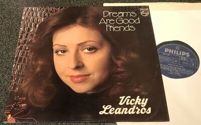 VICKY LEANDROS-DREAMS ARE GOOD FRIENDS-UK 1ST PRESS 1973 VINYL LP (NM/NM)