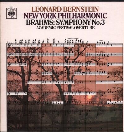 SBRG72524 Leonard Bernstein / New York Philharmonic Brahms - Symphony No. 3 LP