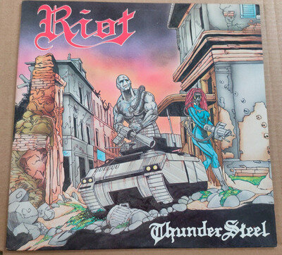 RIOT - THUNDER STEEL 1988 USA ORIGINAL ISSUE CBS