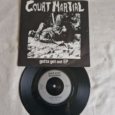 Court Martial - Gotta Get Out EP 1982 UK Riot City 5