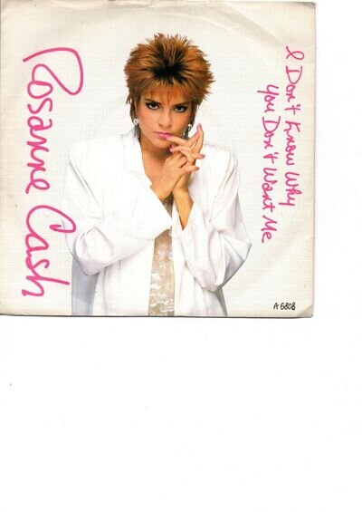 Rosanne Cash - I Dont Know Why You Dont Want Me / 1985 / mint condition