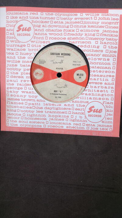 ROY C - SHOTGUN WEDDING .UK 1966 ISLAND LABEL 45.RnB CLASSIC