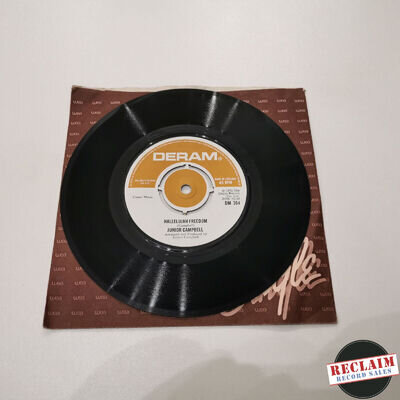 junior campbell hallelujah freedom 7" vinyl record very good condition