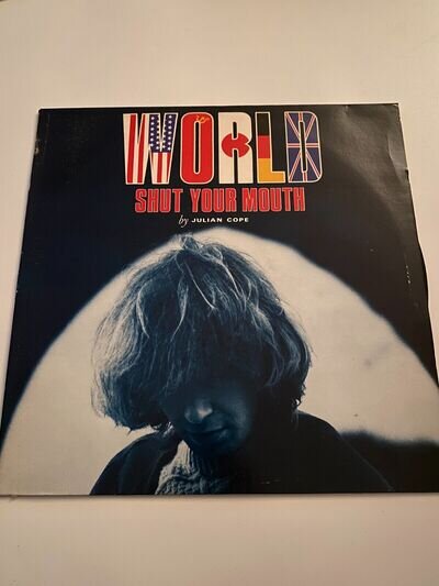 Julian Cope World Shut Your Mouth 1984 - 12" Mercury Records - EX / VG