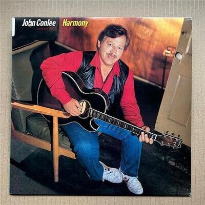 JOHN CONLEE HARMONY LP 1986 - nice copy with punch hole in cover USA