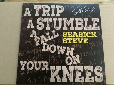 Seasick Steve Signed - A Trip A Stumble And A Fall (Copper Vinyl LP) Signed