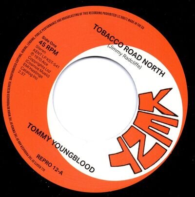 Tommy Youngblood - Tobacco Road North - Northern Soul - NEW Kent 45 Listen Now!