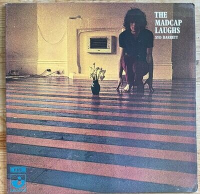 SYD BARRETT ~ THE MADCAP LAUGHS ~ UK HARVEST VINYL LP EMI 2ND PRESS PINK FLOYD