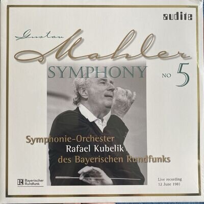 Gustav Mahler - Symphony No. 5. Bayerischen Rso; Rafael Kubelik Vinyl 2x12” LP*