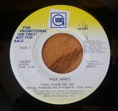 Rick James - You Turn Me On / Fire And Desire (7", Promo)