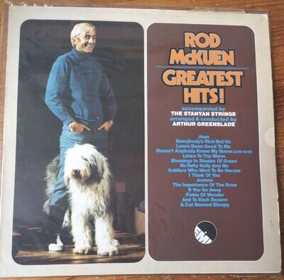 Rod McKuen - Greatest Hits - EMI Vinyl LP 1973 VG Condition