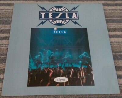 ** TESLA : SIGNS : Geffen Records 12" EP 1991 **