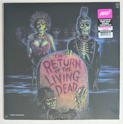 THE RETURN OF THE LIVING DEAD * MONDO LIMITED BRAINS VINYL SOUNDTRACK * BN & OOP