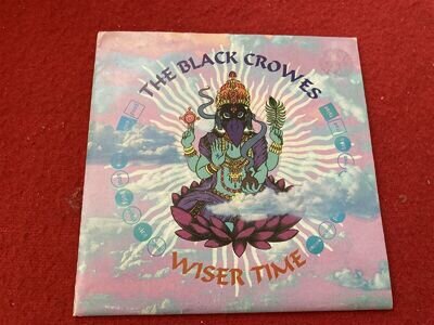 THE BLACK CROWES WISER TIME RARE ORIGINAL UK 1995 7" WITH POSTER VINYL FREE POST