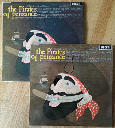 The Pirates Of Penzance - The D'Oyly Carte Opera Company.2xLP:Decca LK4925 &4926