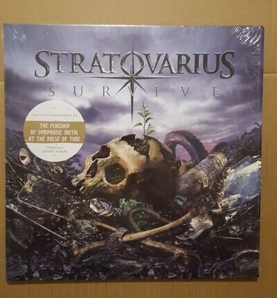 Stratovarius - Survive. Limited Edition 2 × Violet Colour Vinyl L.P. 2022. Mint